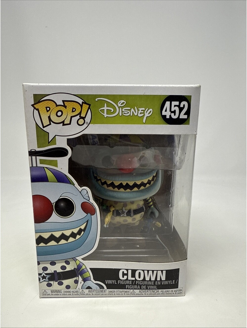 Funko Pop! Disney The Nightmare Before Christmas Clown Vinyl Figure #452